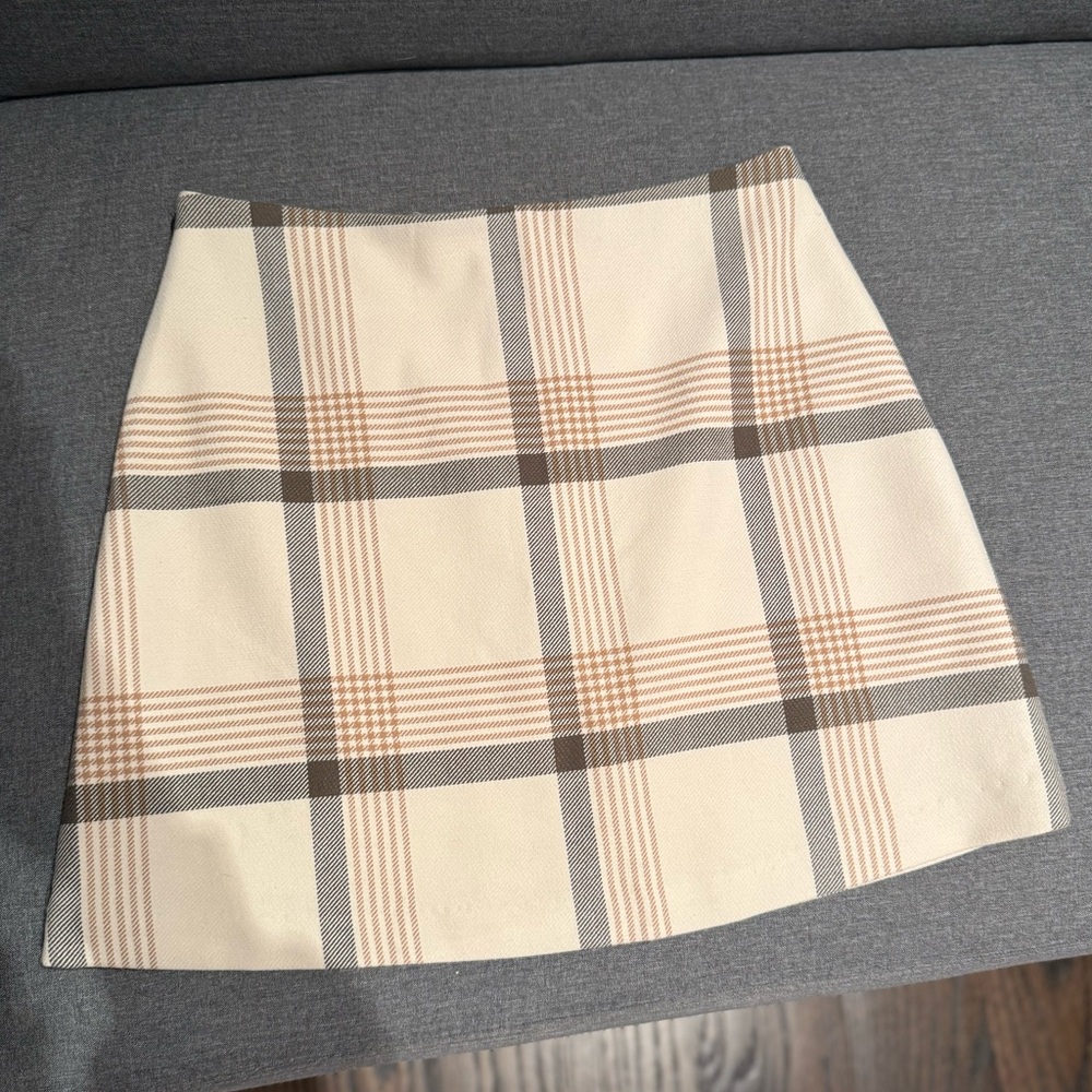 Wilfred Plaid Skirt
